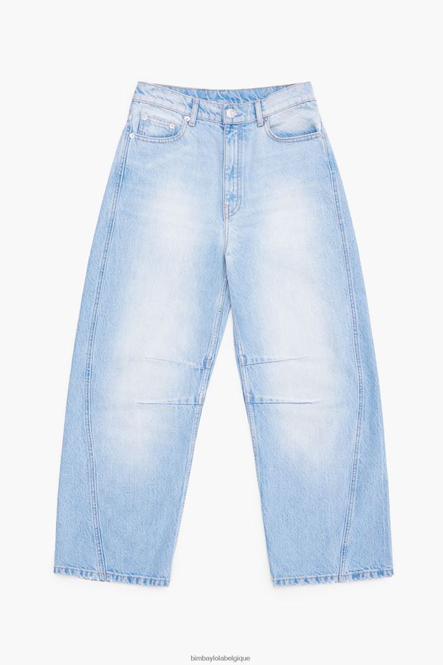 vêtements Bimba Y Lola baril - jean droit bleu clair HV4486431