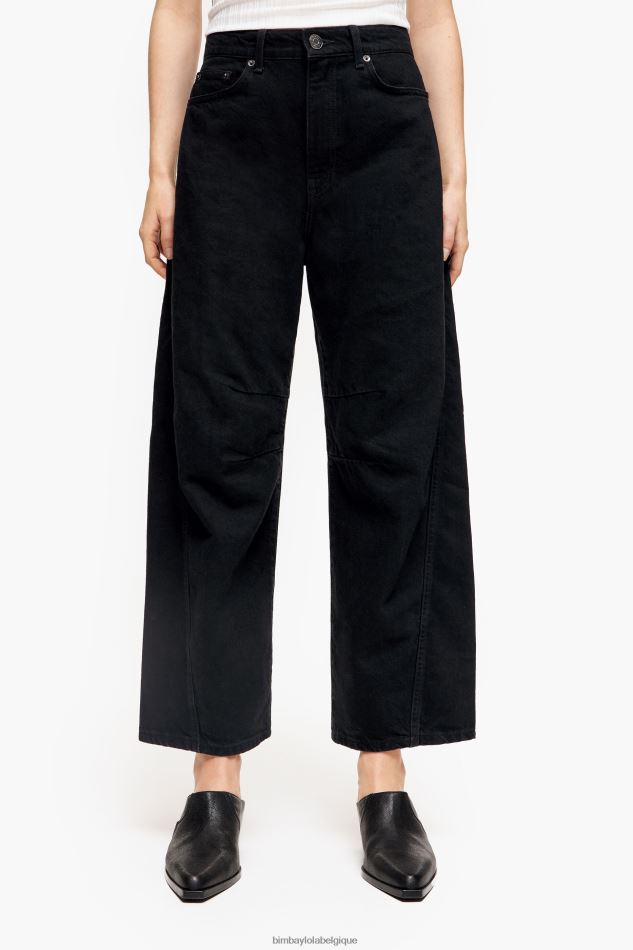 vêtements Bimba Y Lola baril - jean droit noir HV4486429