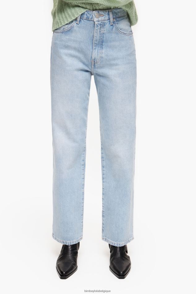 vêtements Bimba Y Lola coupe droite - jean droit bleu HV4486535