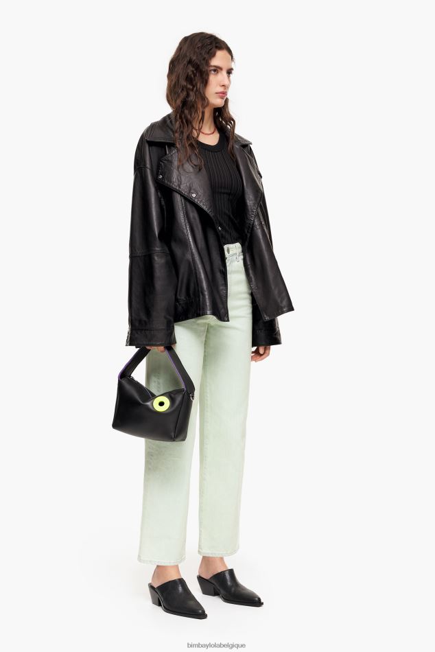 vêtements Bimba Y Lola coupe droite - jean droit menthe HV4486449