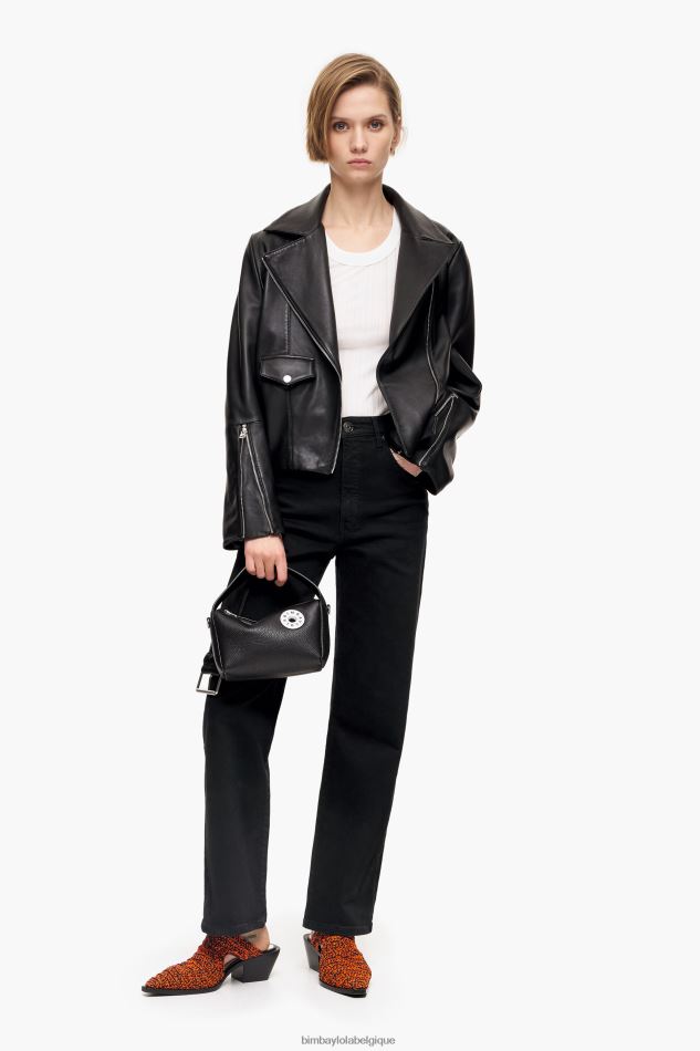 vêtements Bimba Y Lola coupe droite - jean droit noir HV4486531