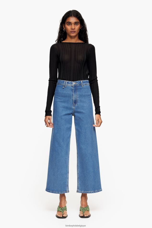 vêtements Bimba Y Lola culotte - jean taille haute bleu HV4486445
