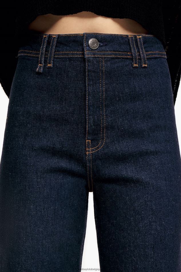 vêtements Bimba Y Lola culotte - jean taille haute bleu foncé HV4486524