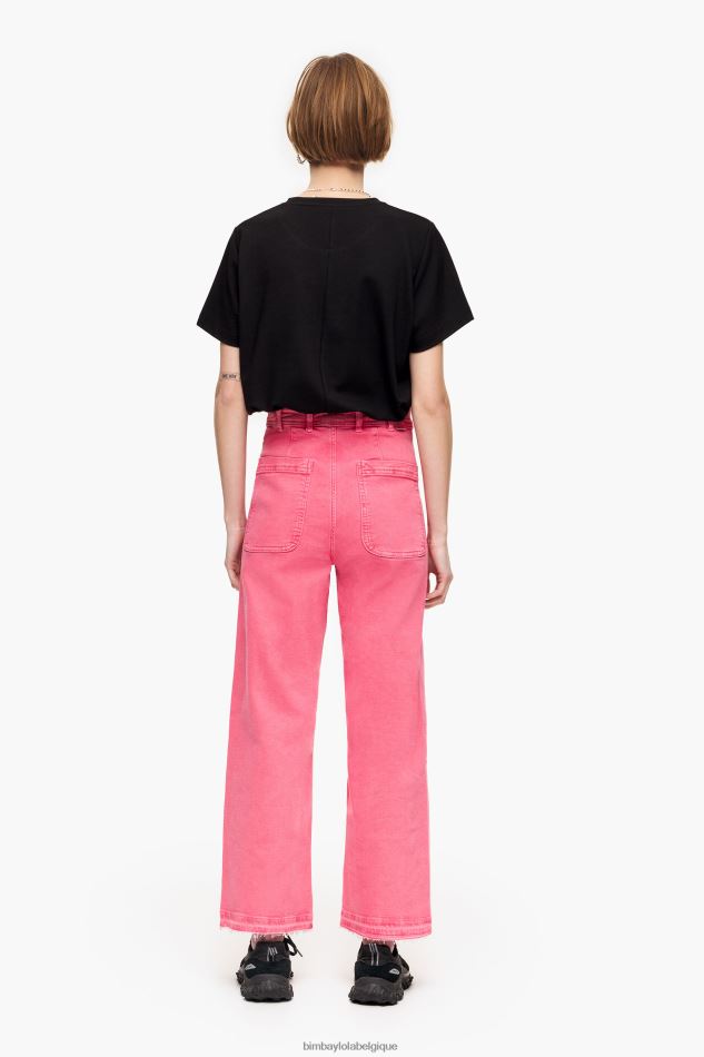 vêtements Bimba Y Lola culotte - jean taille haute cerise HV4486521