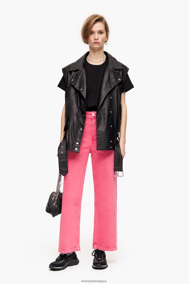 vêtements Bimba Y Lola culotte - jean taille haute cerise HV4486521