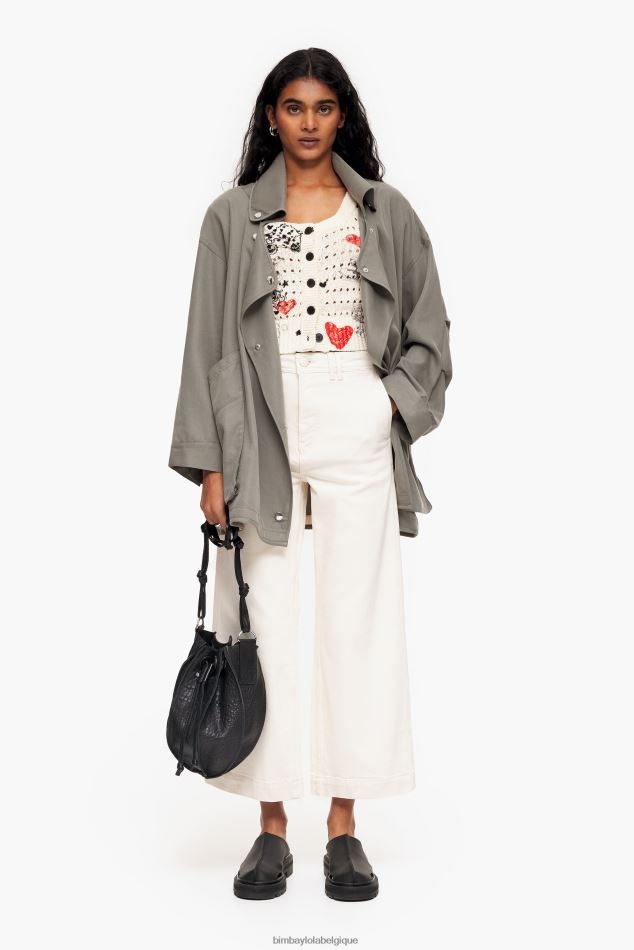 vêtements Bimba Y Lola culotte - jean taille haute crème HV4486523