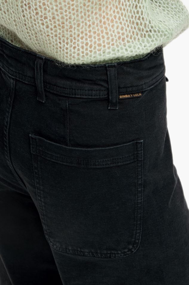 vêtements Bimba Y Lola culotte - jean taille haute noir HV4486441
