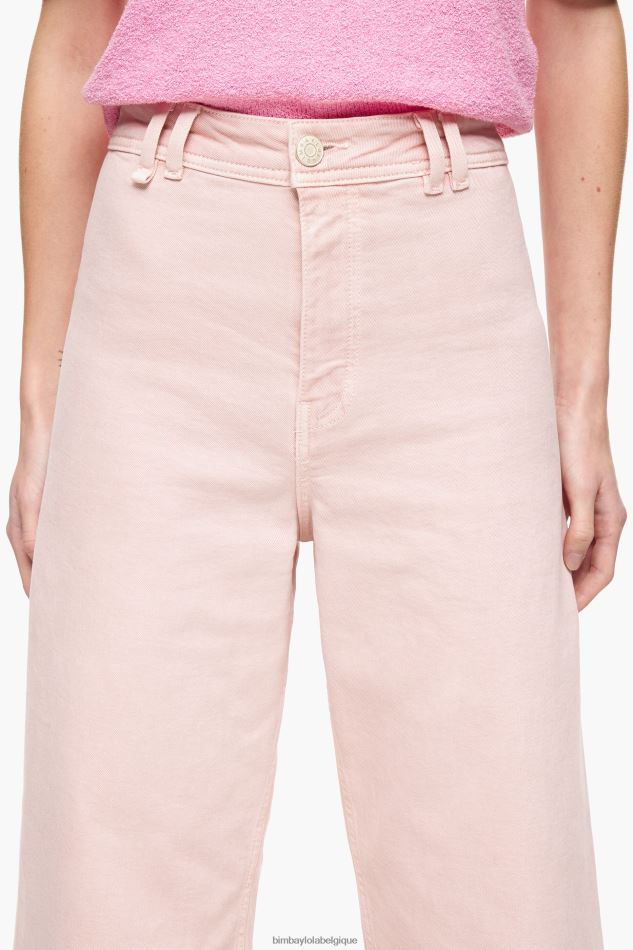 vêtements Bimba Y Lola culotte - jean taille haute rose HV4486446