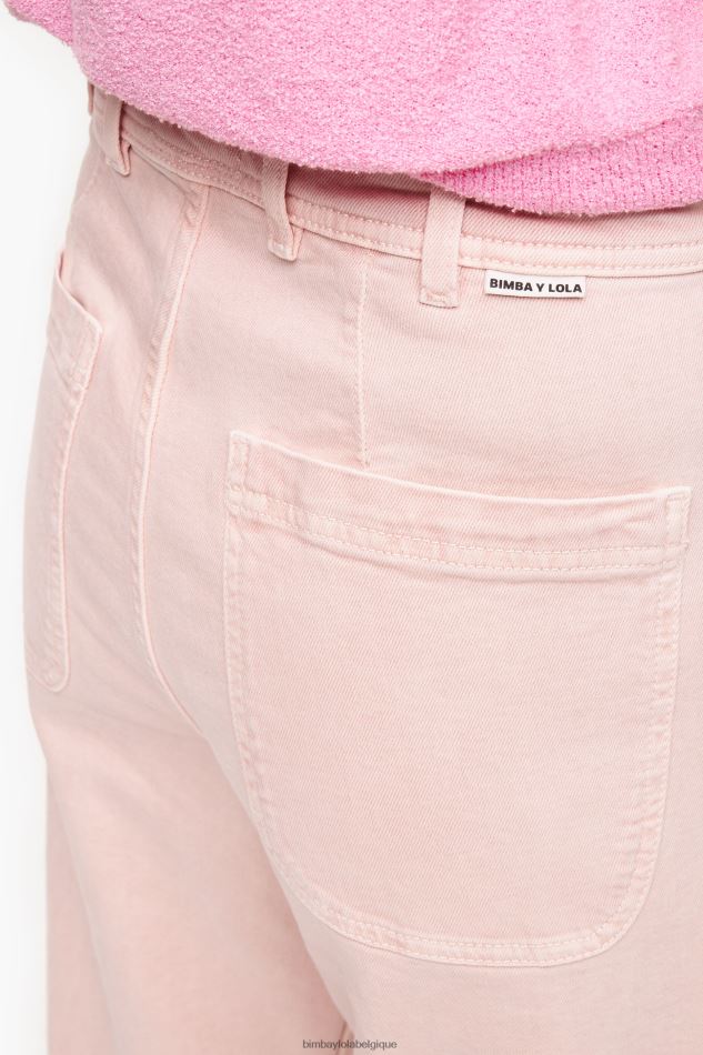 vêtements Bimba Y Lola culotte - jean taille haute rose HV4486446