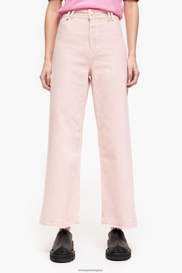 vêtements Bimba Y Lola culotte - jean taille haute rose HV4486520