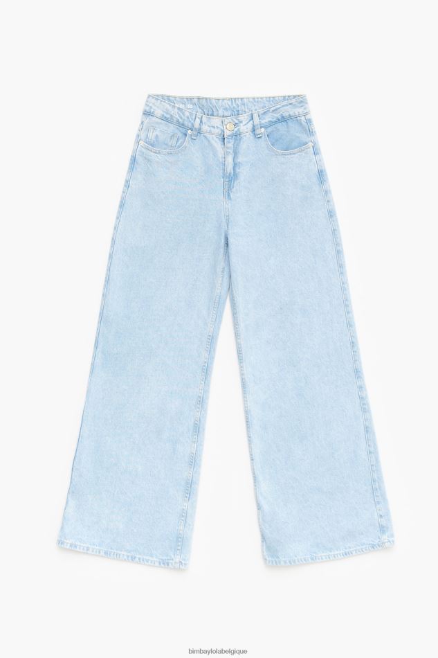 vêtements Bimba Y Lola jambe large - jeans à jambe large bleu HV4486432