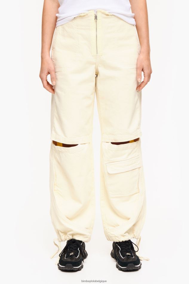 vêtements Bimba Y Lola jean couleur cargo beurre HV4486419