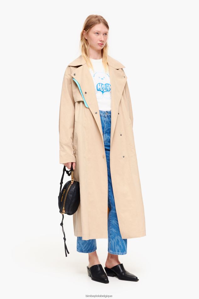 vêtements Bimba Y Lola straight cropped - jean imprimé aile de papillon bleu HV4486534