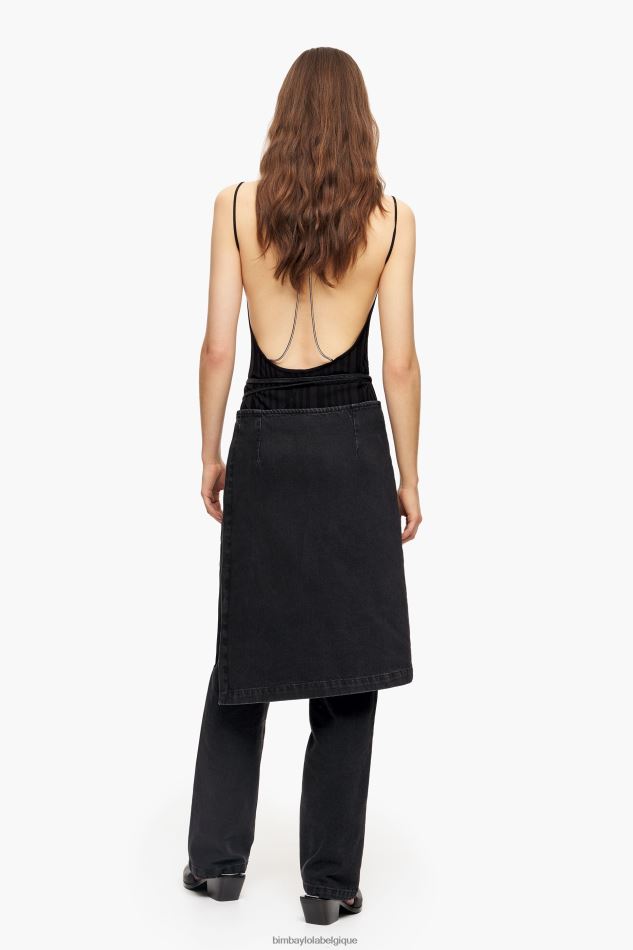 vêtements Bimba Y Lola ensemble jupe pantalon noir HV4486439