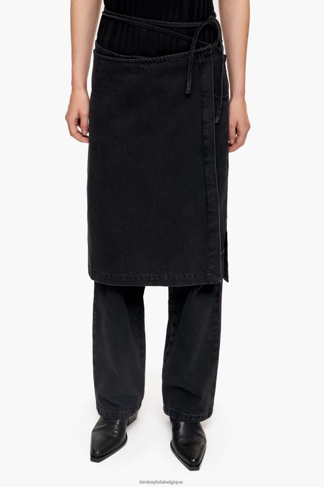 vêtements Bimba Y Lola ensemble jupe pantalon noir HV4486439