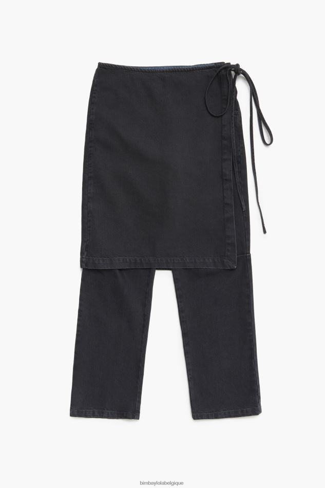 vêtements Bimba Y Lola ensemble jupe pantalon noir HV4486439