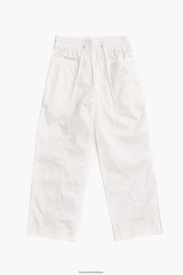 vêtements Bimba Y Lola pantalon de jogging en popeline blanc HV4486411
