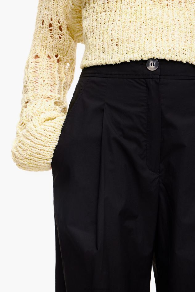 vêtements Bimba Y Lola pantalon en popeline noir HV4486416