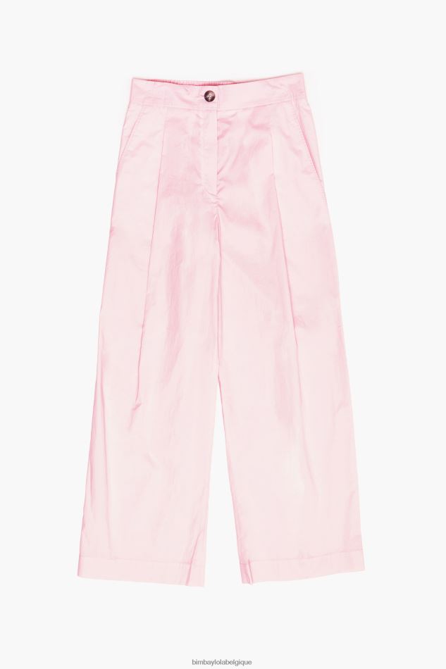vêtements Bimba Y Lola pantalon léger en popeline rose HV4486417