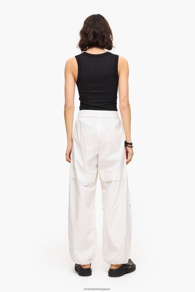 vêtements Bimba Y Lola pantalon parachute léger gris HV4486421