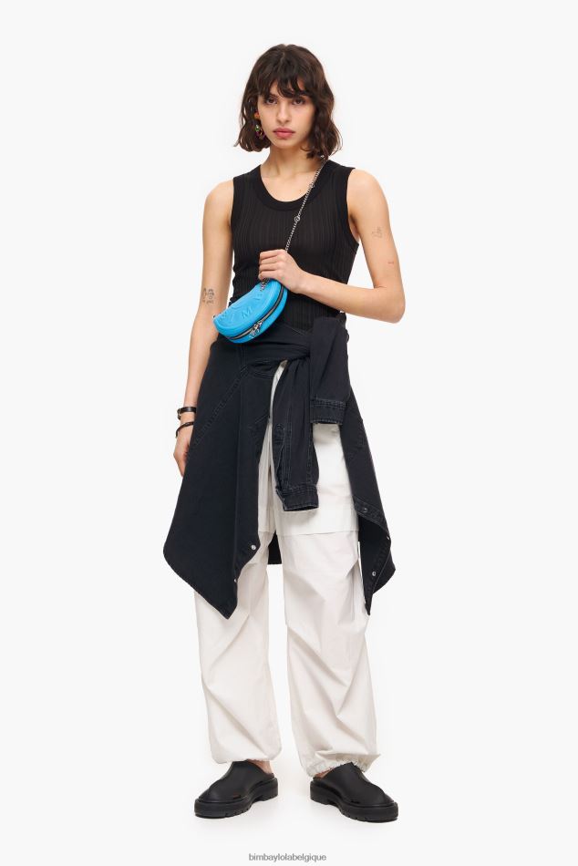 vêtements Bimba Y Lola pantalon parachute léger gris HV4486421