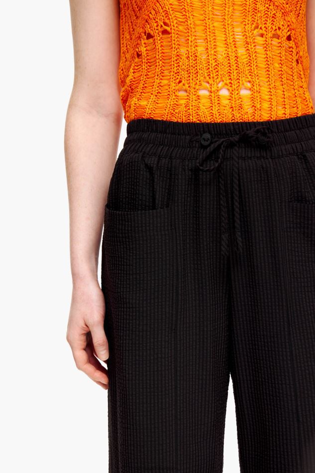 vêtements Bimba Y Lola pantalon texturé noir HV4486412