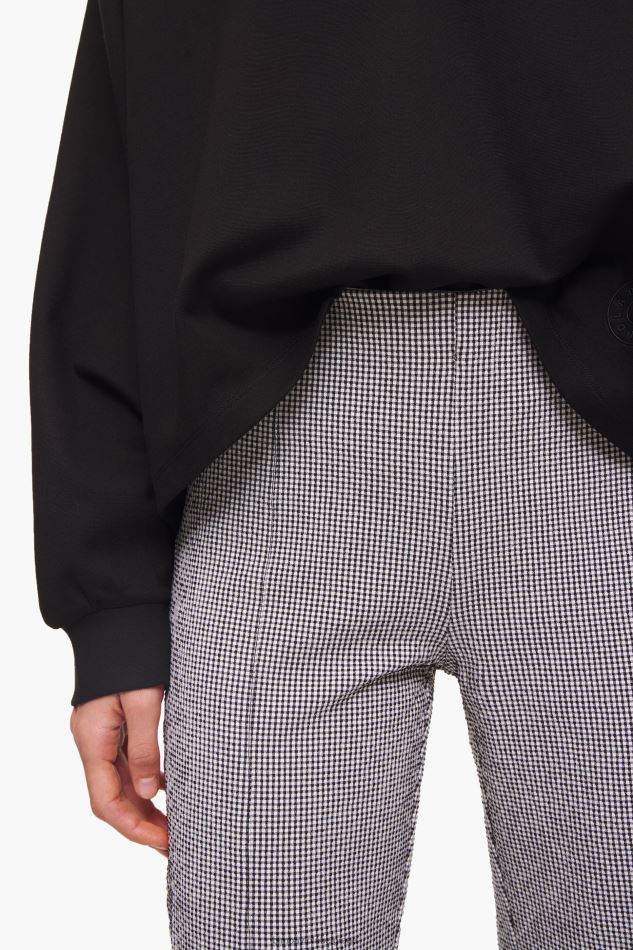 vêtements Bimba Y Lola pantalon évasé vichy noir HV4486415