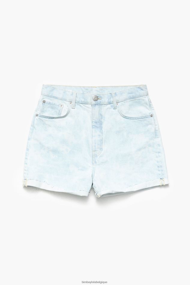 vêtements Bimba Y Lola bermuda camouflage léger à imprimé panda bleu HV4486422