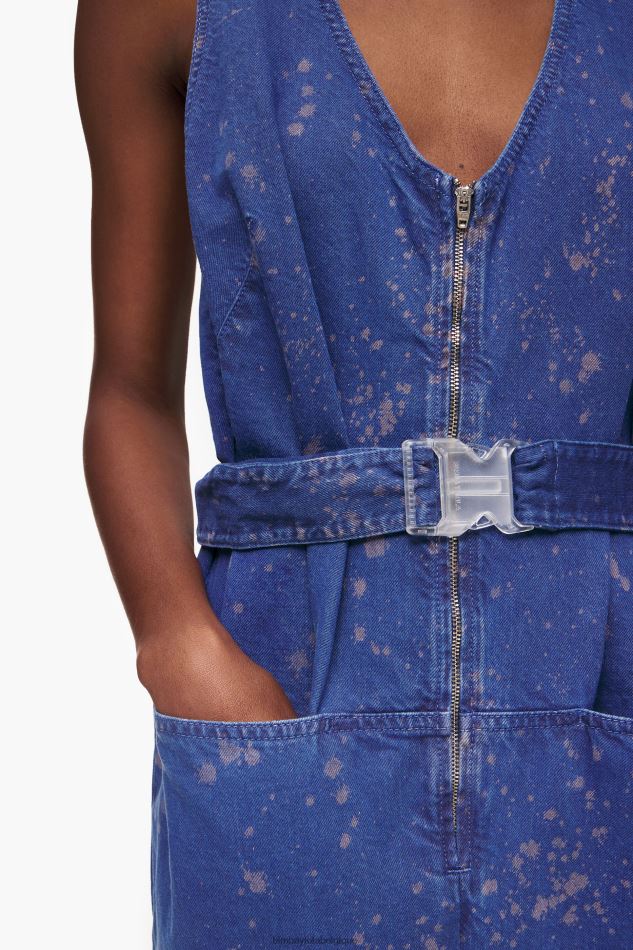 vêtements Bimba Y Lola combinaison en jean foncé bleu HV4486204
