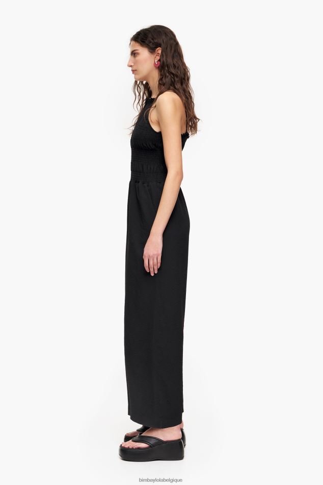 vêtements Bimba Y Lola combinaison maxi fluide noir HV4486218
