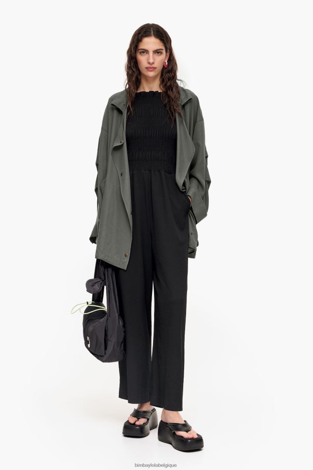 vêtements Bimba Y Lola combinaison maxi fluide noir HV4486218