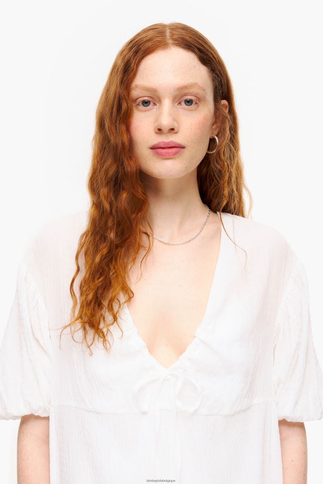 vêtements Bimba Y Lola longue robe blanc HV4486183