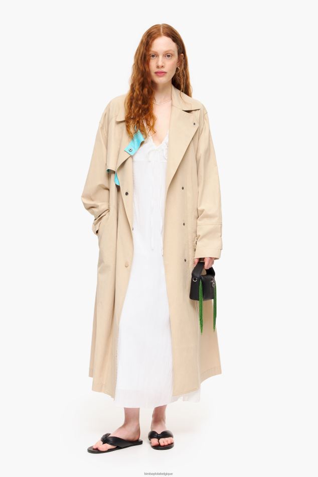 vêtements Bimba Y Lola longue robe blanc HV4486183