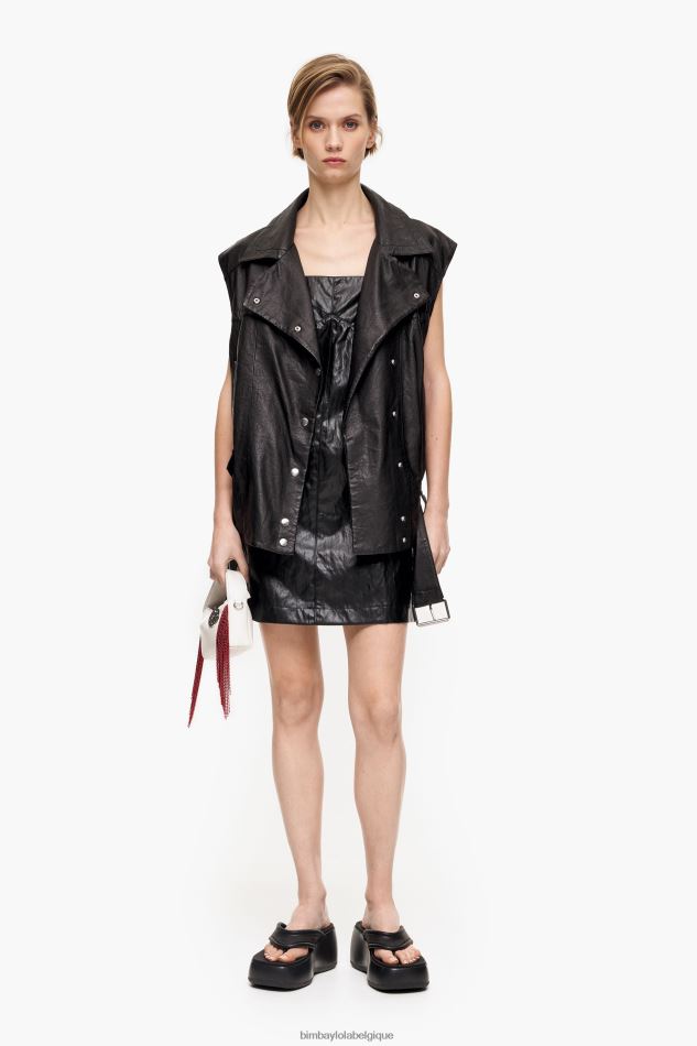 vêtements Bimba Y Lola mini robe trapèze noir HV4486241