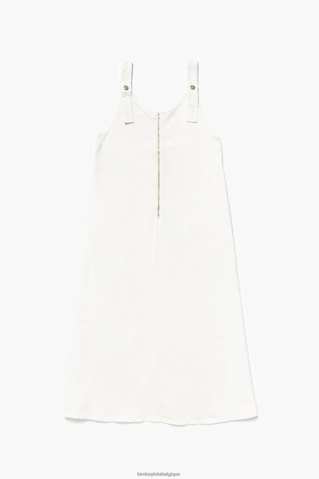 vêtements Bimba Y Lola robe en jean blanc HV4486180