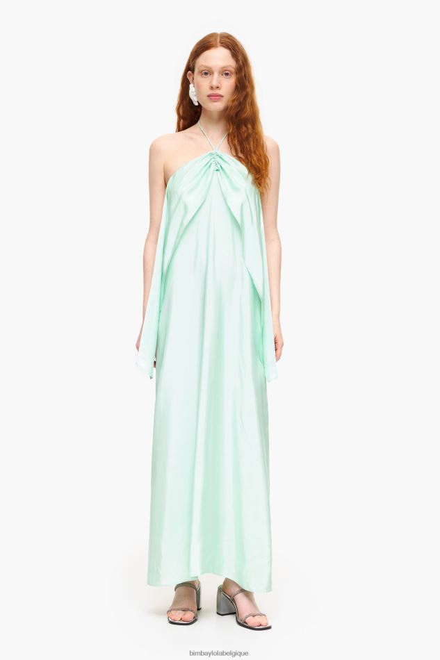 vêtements Bimba Y Lola robe menthe verte HV4486184