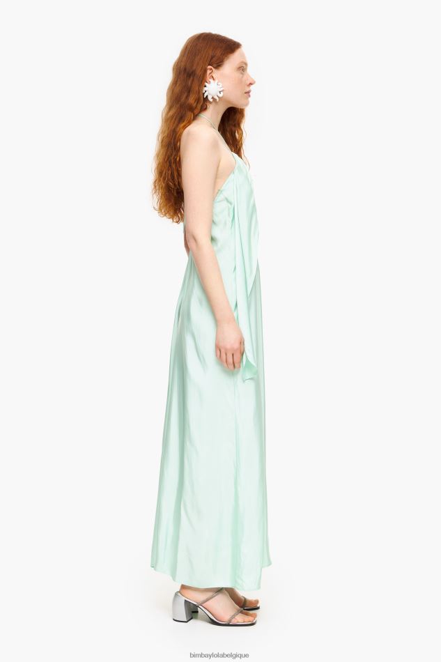 vêtements Bimba Y Lola robe menthe verte HV4486184