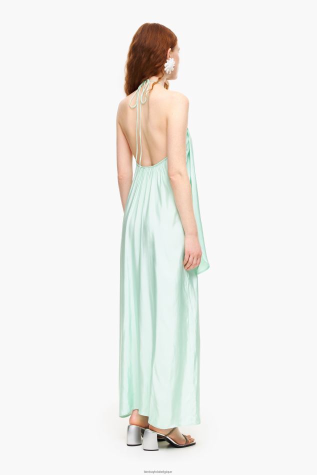 vêtements Bimba Y Lola robe menthe verte HV4486184