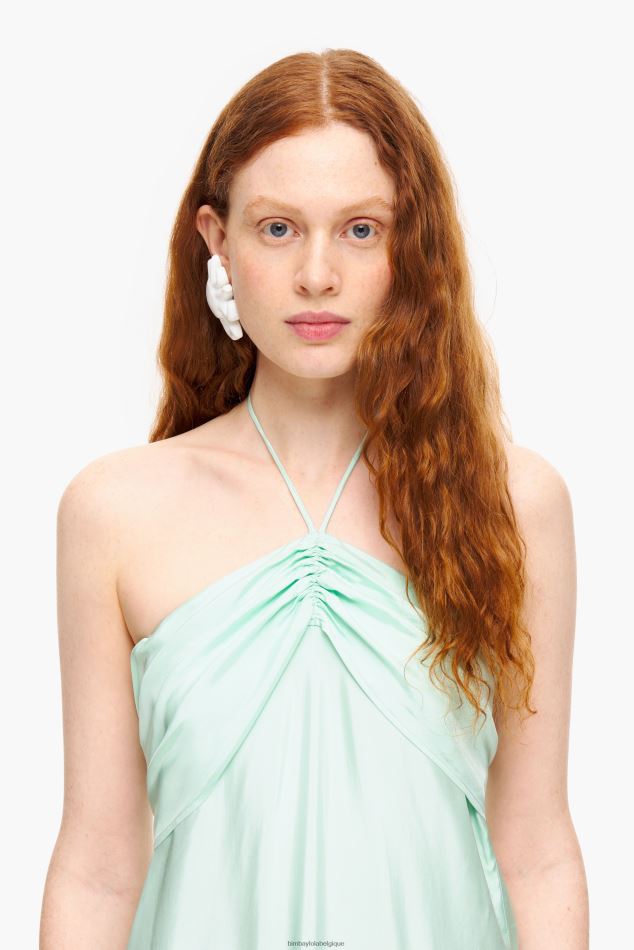 vêtements Bimba Y Lola robe menthe verte HV4486184