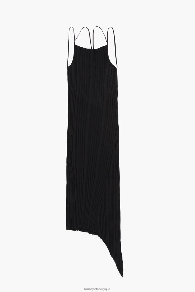 vêtements Bimba Y Lola robe mi-longue ajustée noir HV4486237
