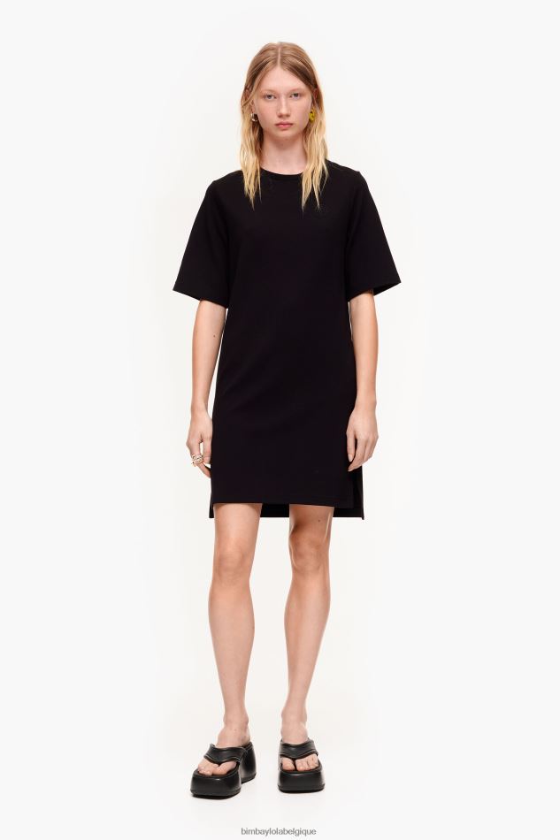 vêtements Bimba Y Lola robe ponte di roma noir HV4486206