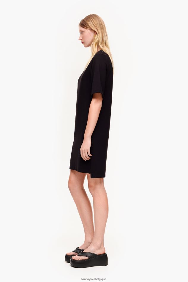 vêtements Bimba Y Lola robe ponte di roma noir HV4486206