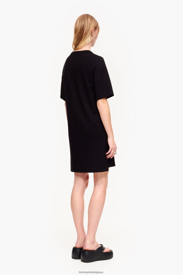 vêtements Bimba Y Lola robe ponte di roma noir HV4486206