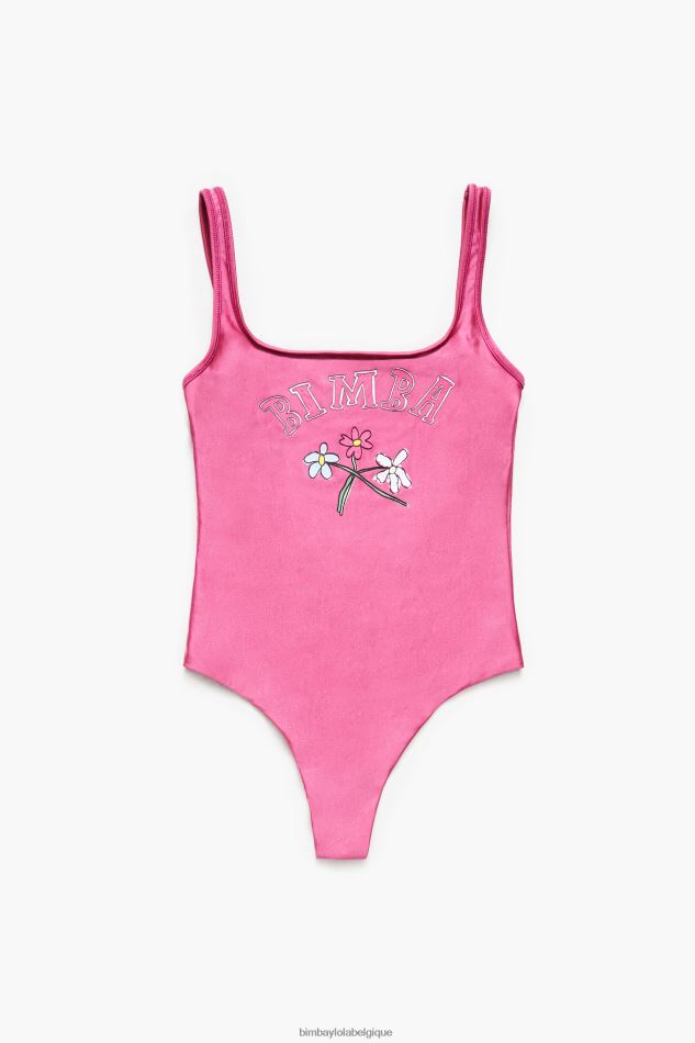 vêtements Bimba Y Lola maillot de bain à fleurs rose HV4486886