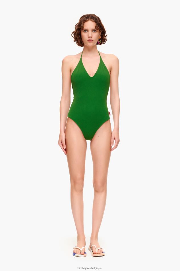 vêtements Bimba Y Lola maillot de bain texturé forêt verte HV4486889