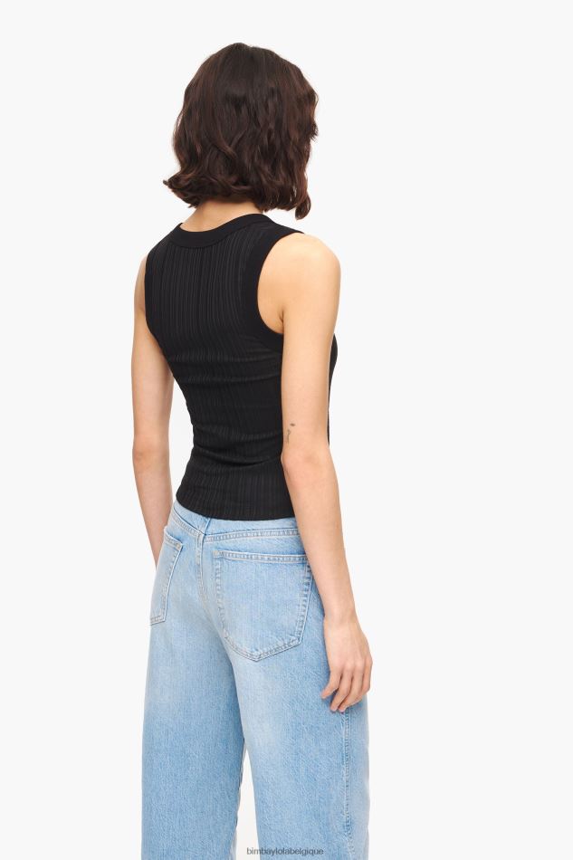 vêtements Bimba Y Lola haut ajusté noir HV4486248