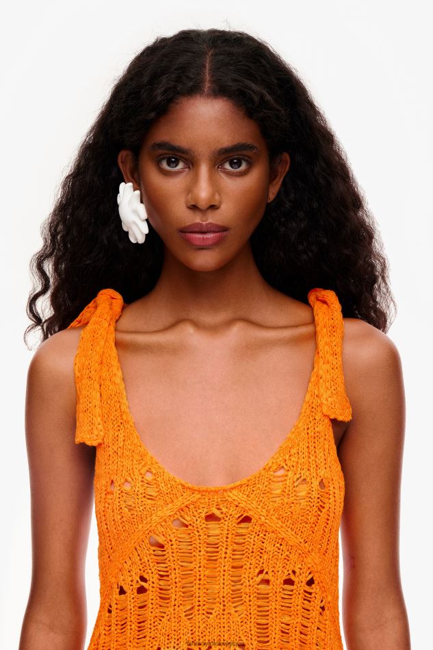 vêtements Bimba Y Lola haut au crochet orange HV4486263
