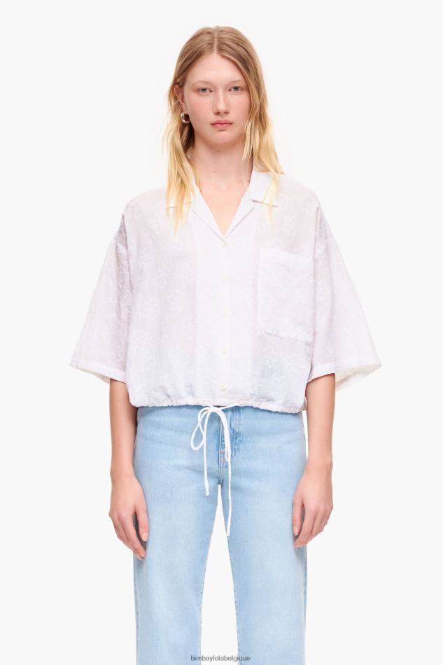 vêtements Bimba Y Lola blouse courte en jacquard floral HV4486324