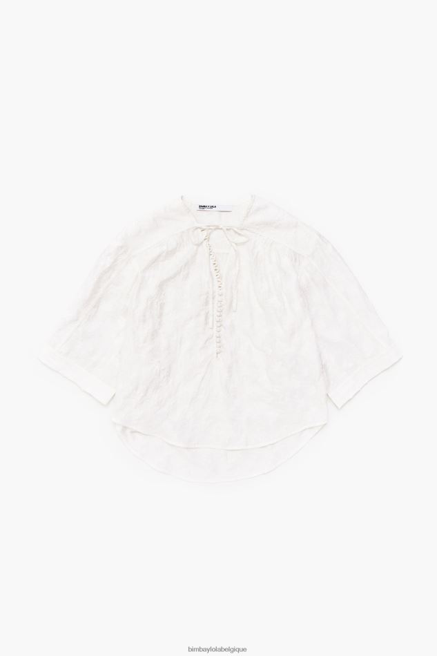 vêtements Bimba Y Lola blouse courte en jacquard floral HV4486325