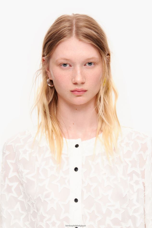 vêtements Bimba Y Lola blouse courte en jacquard étoile HV4486340